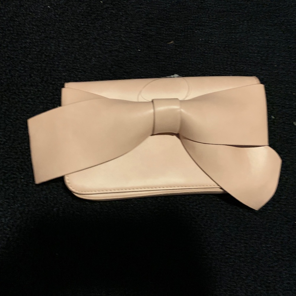 Pastel pink clutch